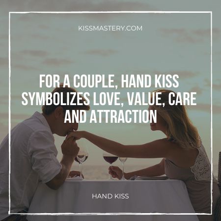 Hand kiss - Portraying affection
