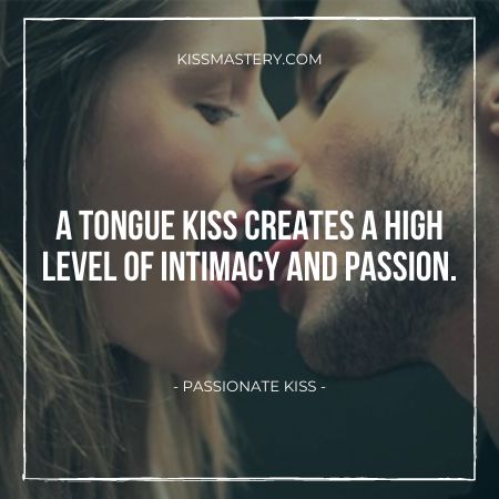 boy and girl doing tongue kiss